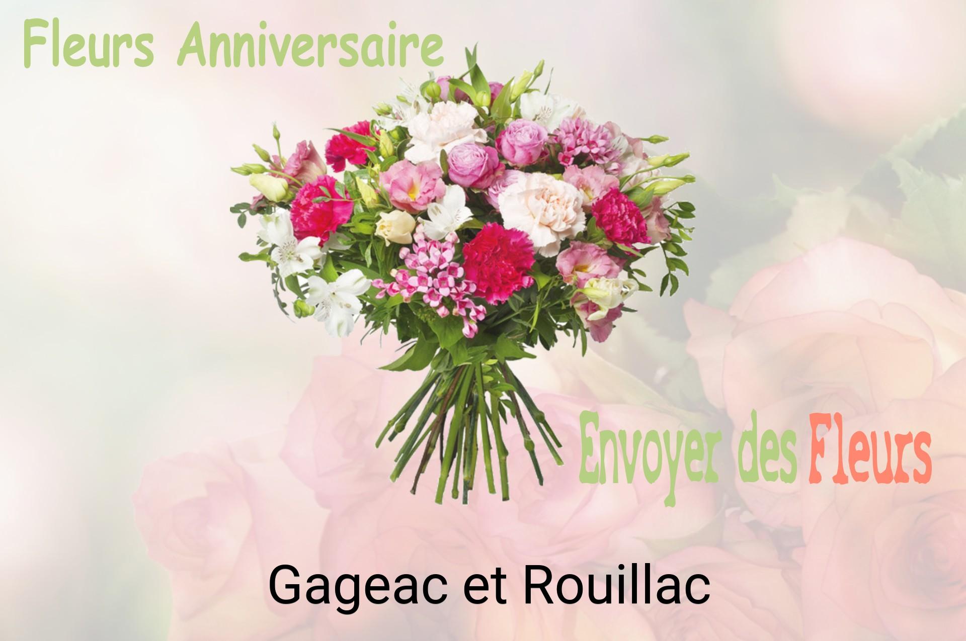 Bouquet de fleurs d’anniversaire livré à Gageac-et-Rouillac