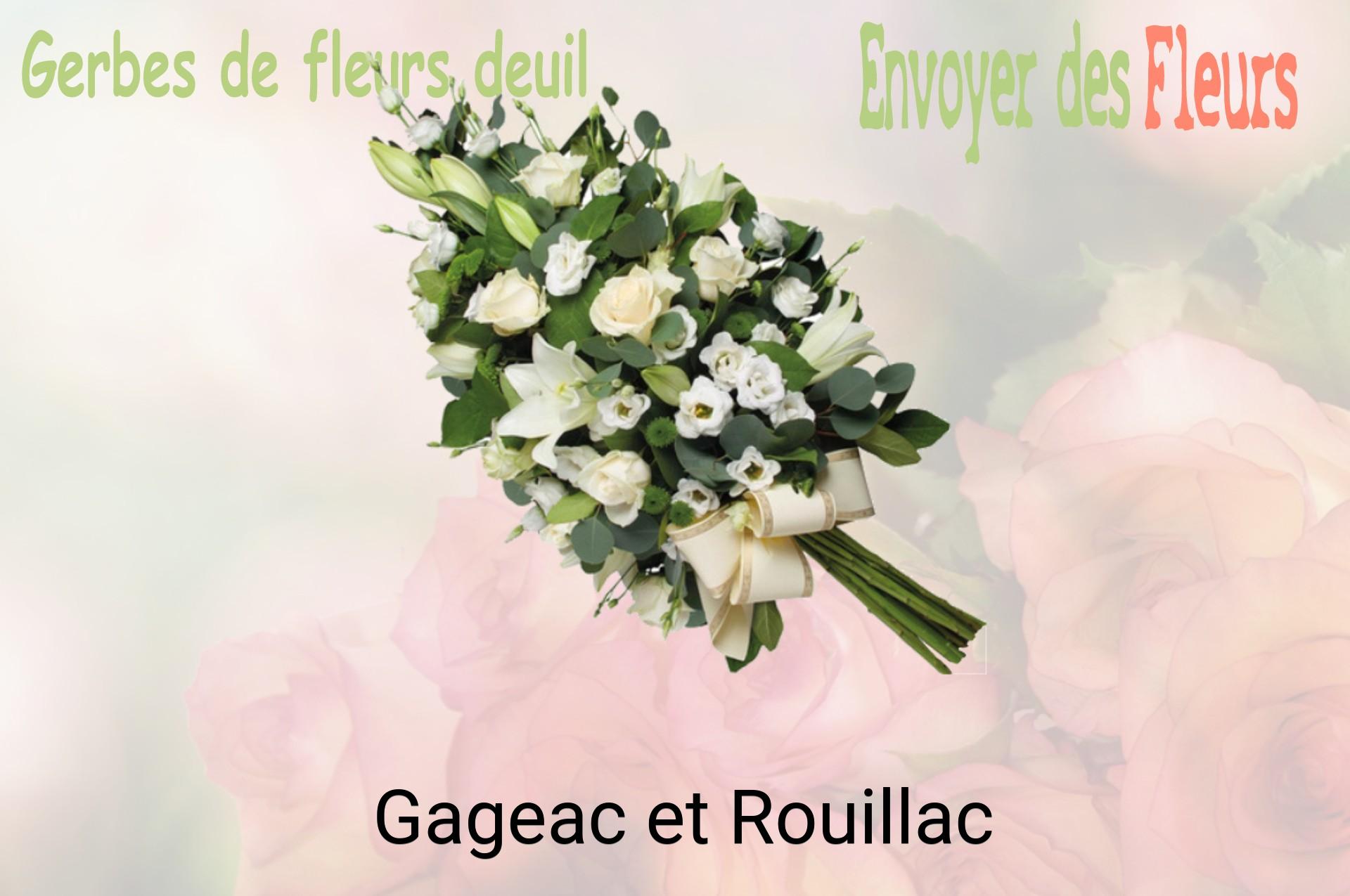 Gerbe de fleurs de deuil livrée à Gageac-et-Rouillac