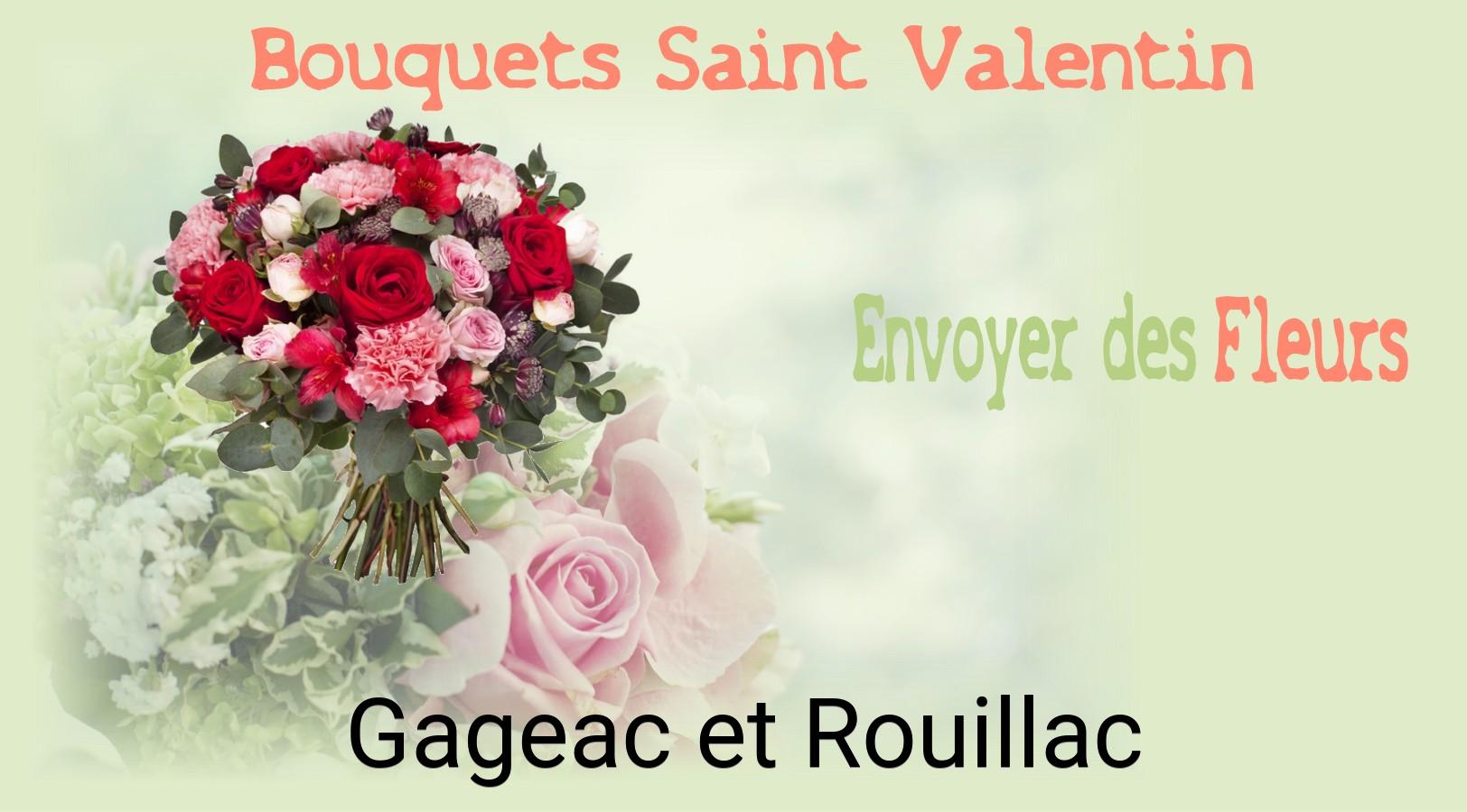 Roses de Saint-Valentin livrées à Gageac-et-Rouillac
